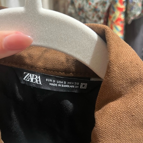 Zara Contrast Collar Jacket - Picture 4 of 4